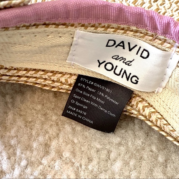 DAVID AND YOUNG Vacay All Day Bow Straw Sun Hat - Picture 4 of 12